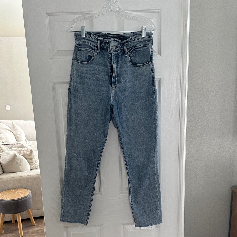 Abercrombie & Fitch High Rise Skinny Blue Jeans